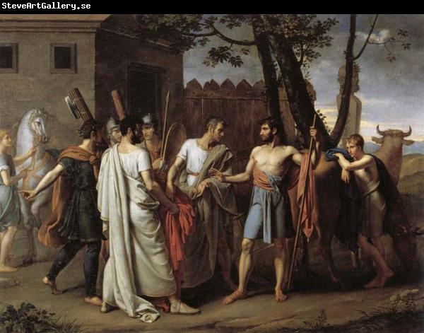 Juan Antonio Ribera Y Fernandez Cincinnatus Leaving the Plough to Bring Law to Rome